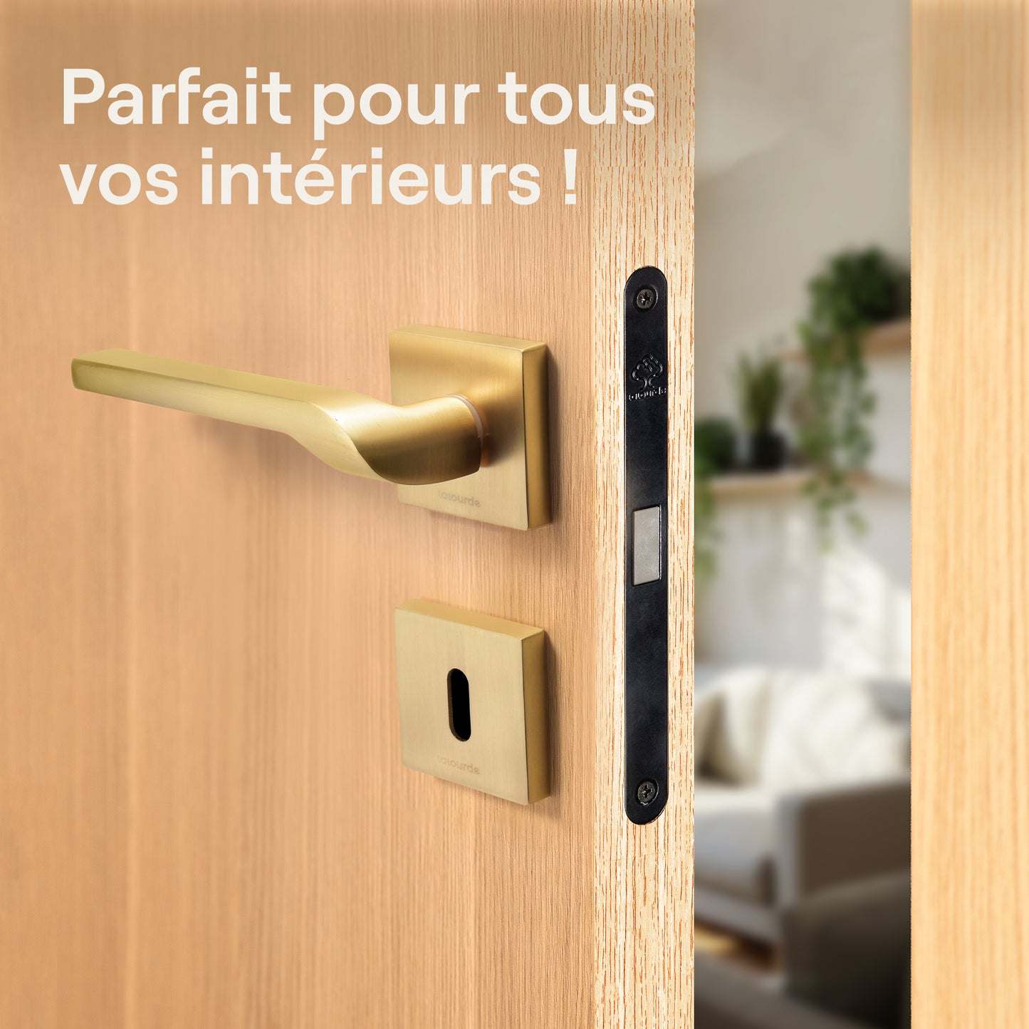 Poignée de porte Atlas - Aluminium