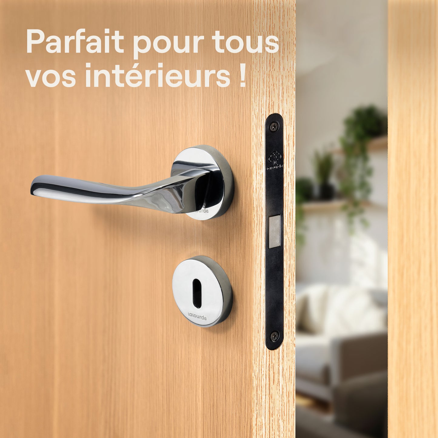 Poignée de porte Rhéa - Aluminium