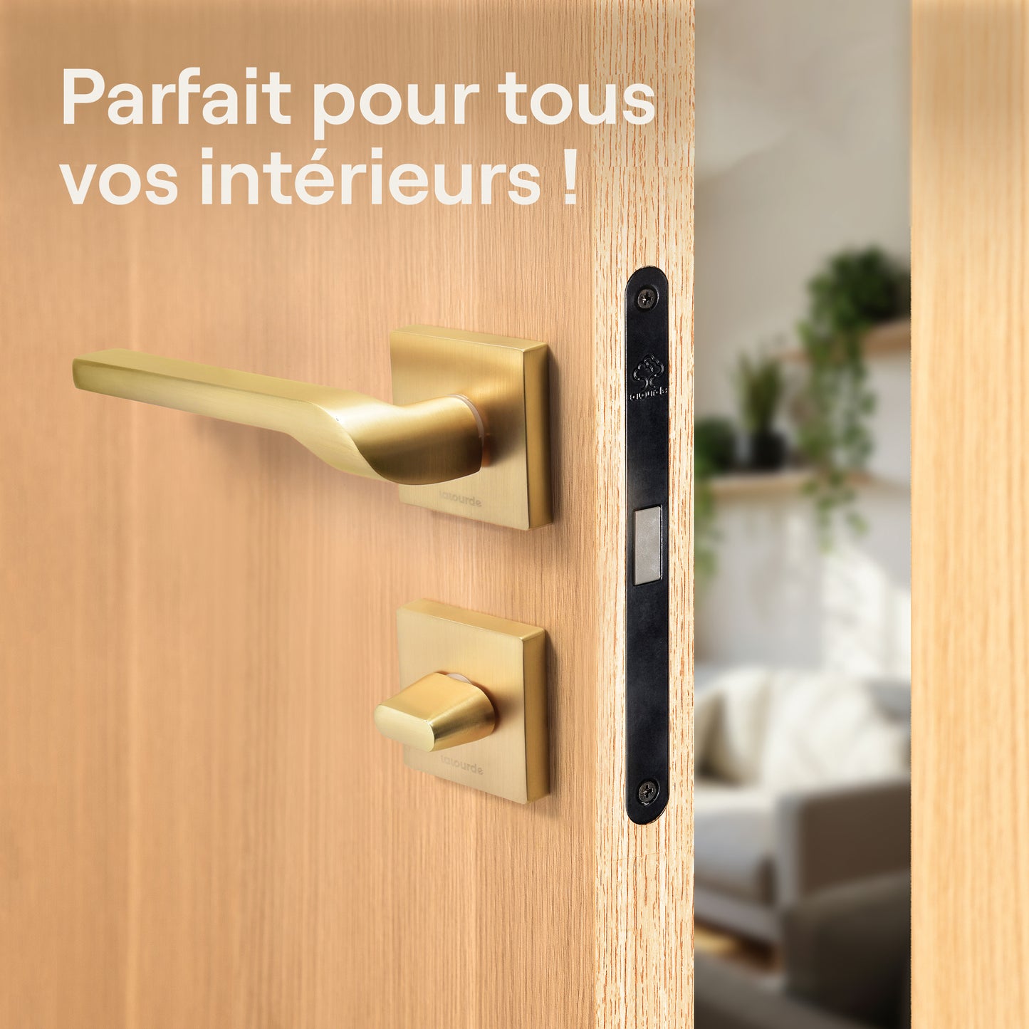 Poignée de porte Atlas - Aluminium