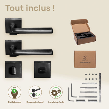 Poignée de porte Atlas - Aluminium