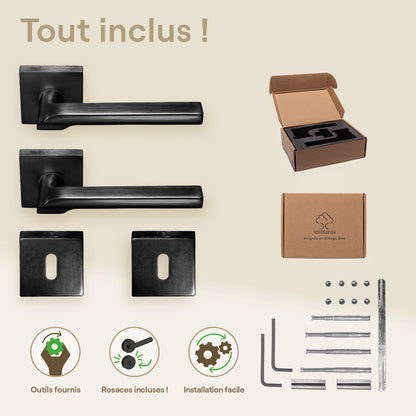 Poignée de porte Atlas - Aluminium