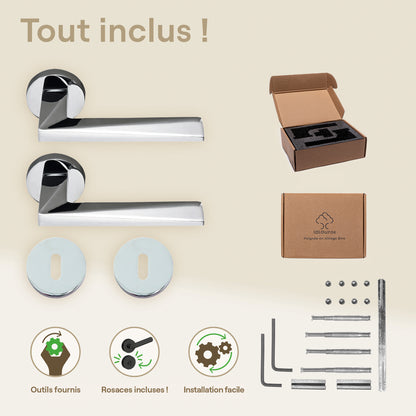 Poignée de porte Diamentino - Aluminium