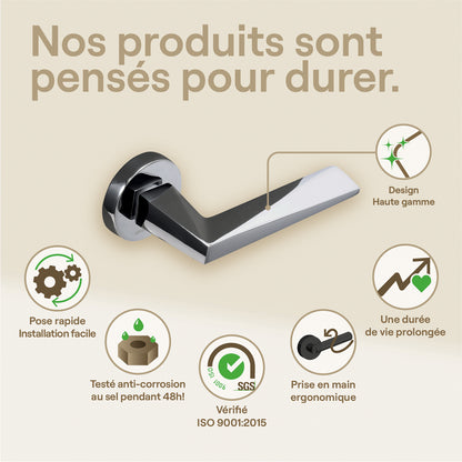 Poignée de porte Diamentino - Aluminium