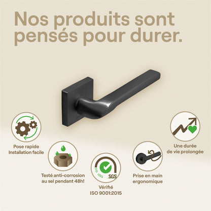 Poignée de porte Atlas - Aluminium