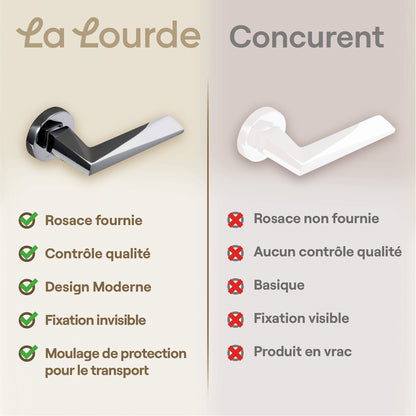 Poignée de porte Diamentino - Aluminium