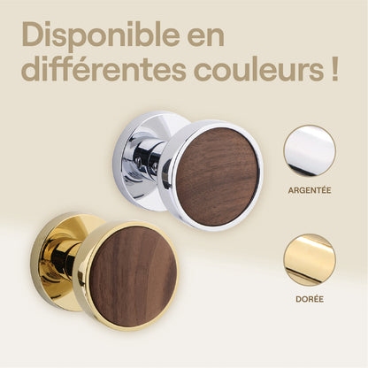 Poignée de porte Laurette - Alliage de Zinc avec un contour or