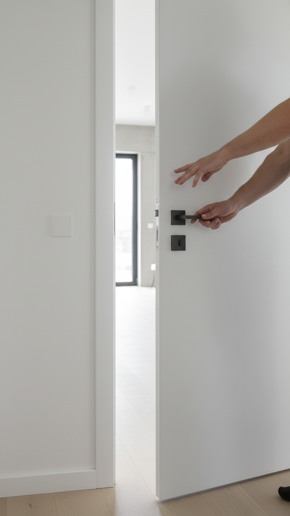La Lourde - Bloc porte acoustique Fin de chantier - Blanche
